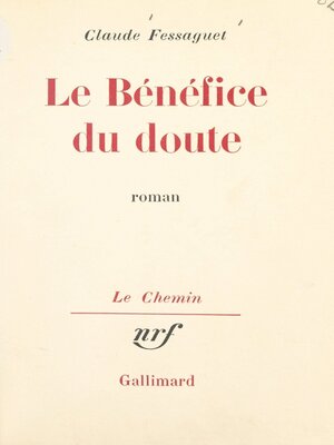 cover image of Le bénéfice du doute